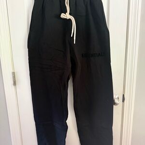Essentials Black Joggers for Men